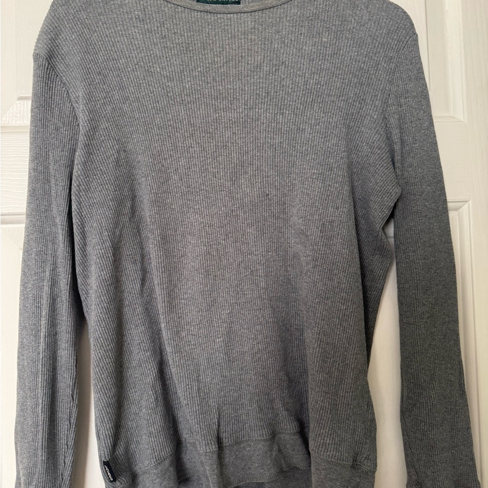Ralph Lauren Women’s  Classic Gray Crewneck Sweater